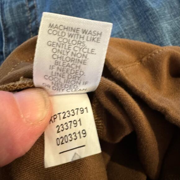 J. Jill Pants Women's Size Small Brown Ponte Leggings Pull On High Rise - Picture 7 of 9